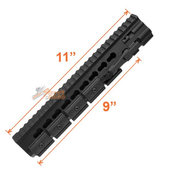 Hero Arms XTRAXN Keymod Rail Handguard 11 Inch