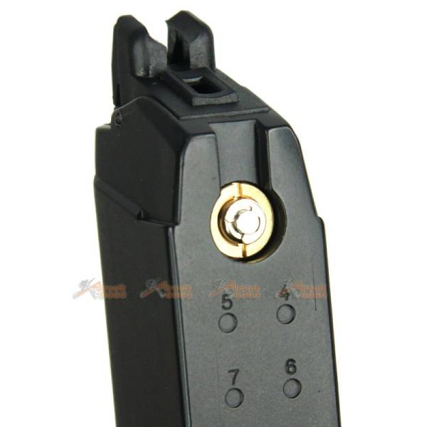 HFC G Metal Gas Drum Magazine for Marui / WE / HFC / APS G17 G18 G22 G26 G34 Airsoft GBB (Black) - Image 6