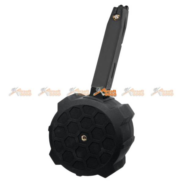 HFC M9 Metal Gas Drum Magazine for Marui / WE / HFC M9 Series Airsoft GBB (Black) - Image 4