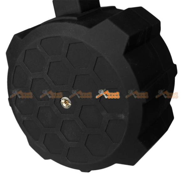 HFC M9 Metal Gas Drum Magazine for Marui / WE / HFC M9 Series Airsoft GBB (Black) - Image 6