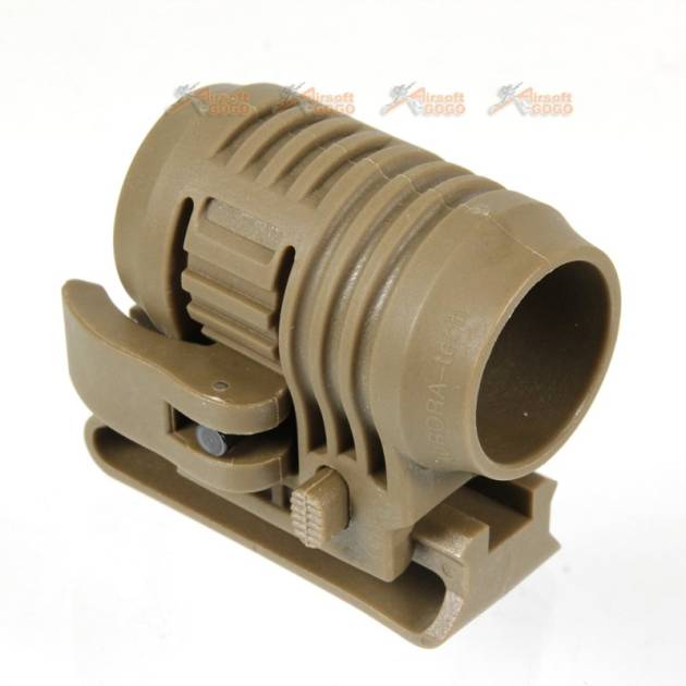 APS 1"/25mm Flashlight Laser QD Mount with Belt Clip (Tan)