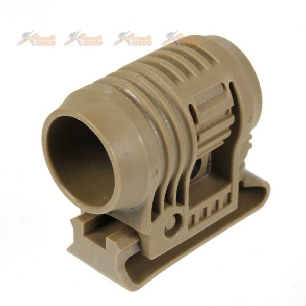 APS 1"/25mm Flashlight Laser QD Mount with Belt Clip (Tan) - Image 2
