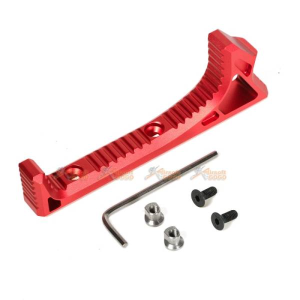 115mm Metal Angled Grip for Keymod Handguard Rail (Red) - Image 2