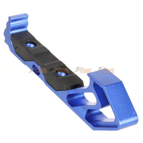 Aluminum Angled Grip for Keymod Handguard Rail (Blue) - Image 2