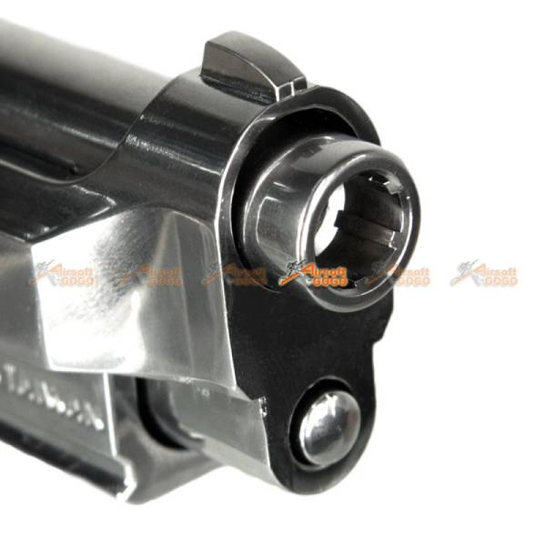 Keymore HFC M9A1 HGC-194 Gas Powered Tactical Airsoft Pistol w/ Blowback - Semi / Full Auto (Silver) - Image 4
