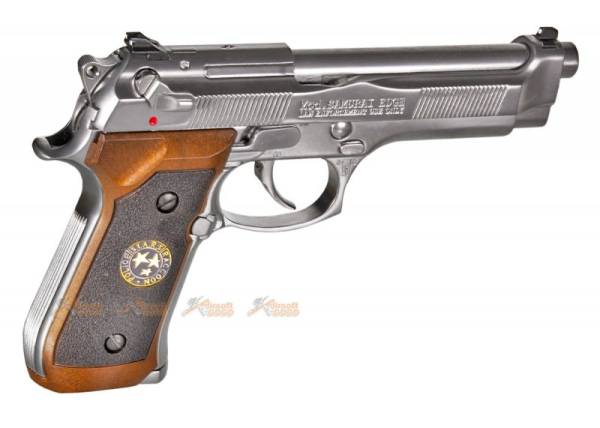 SAMURAI EDGE Biohazard M9 Standard MOD S.T.A.R.S GBB Pistol (Silver) - Image 2