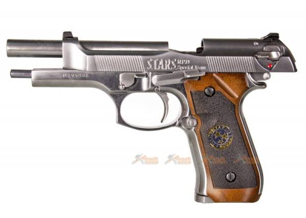 SAMURAI EDGE Biohazard M9 Standard MOD S.T.A.R.S GBB Pistol (Silver) - Image 4
