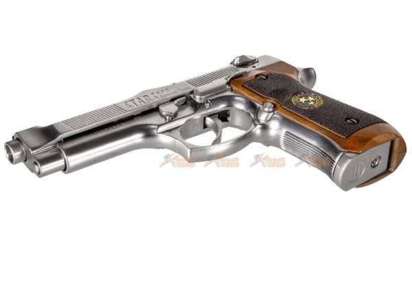 SAMURAI EDGE Biohazard M9 Standard MOD S.T.A.R.S GBB Pistol (Silver) - Image 5