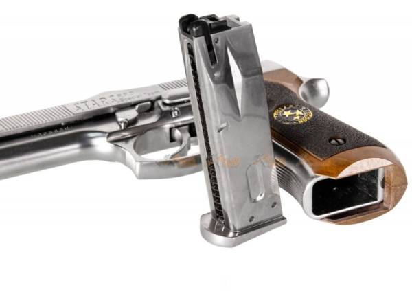 SAMURAI EDGE Biohazard M9 Standard MOD S.T.A.R.S GBB Pistol (Silver) - Image 7