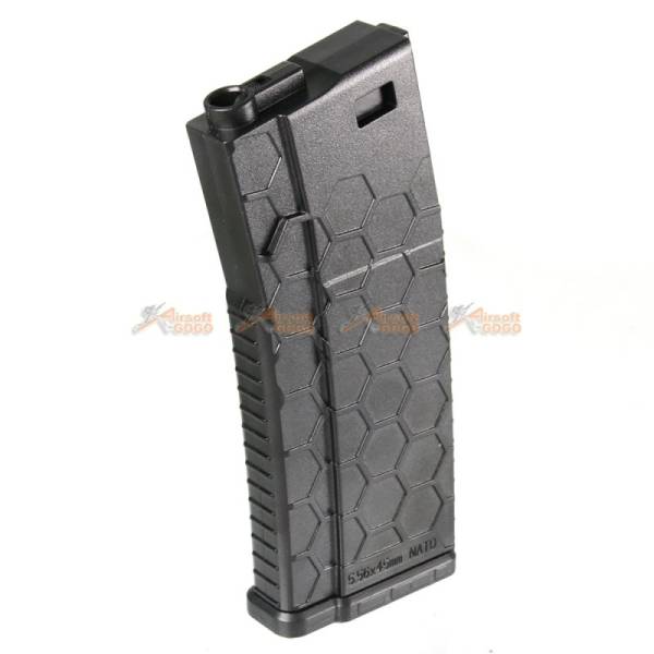 Hexmag Airsoft 120rds ECO M4 AEG Magazine (5pcs Pack, Black) - Image 3