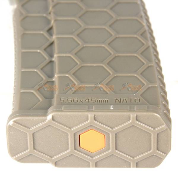 Hexmag Airsoft 120rds ECO M4 AEG Magazine (5pcs Pack, DE) - Image 4
