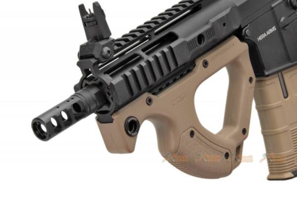 ICS CQR M4 EBB Rifle with S3 Electronic Trigger - Tan (Licensed by ASG HERA Arms) - Image 8