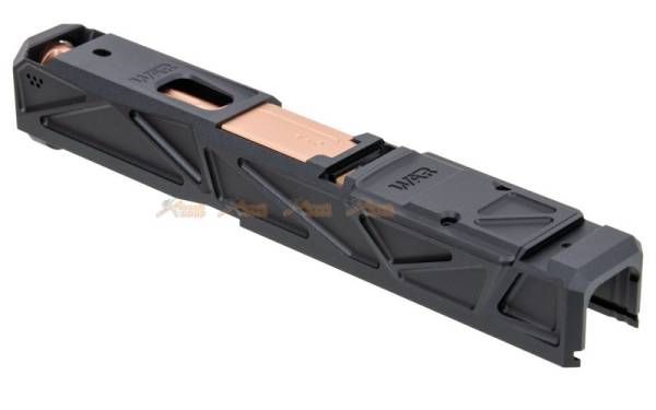 JDG WAR Afterburner RMR Slide Set for Marui G19 Gen.3 (Black / Gold) - Image 3