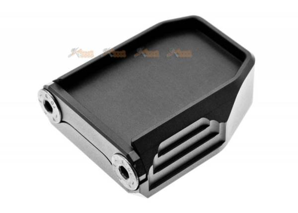 JDG Floyds Licensed Mag Base Plate for Tokyo Marui M&P9/ M&P9L ( Real Type Dummy Style ) - Limited Edition (Black) - Image 2