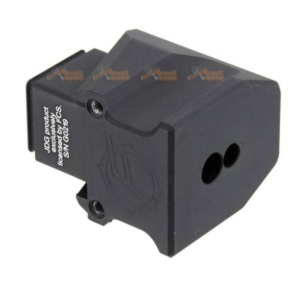 JDG Floyds Licensed Mag Extension Pad for Marui WE G-Series GBB -Black - Image 3