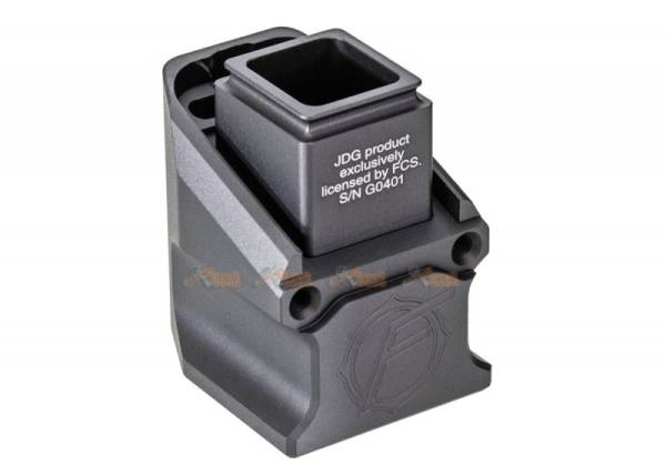 JDG Floyds Licensed Mag Extension Pad for Marui WE G-Series GBB Magazine - Gery - Image 3