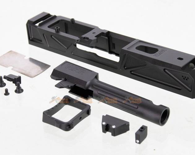 JDG WAR Afterburner RMR Slide Set for Umarex / VFC G19 Gen.3 (Blac / Black Barrel)