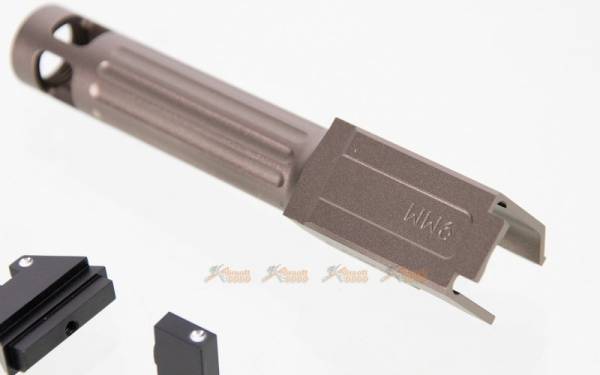 JDG WAR Afterburner RMR Slide Set for Umarex / VFC G19 Gen.3 (Blac / Bronze Barrel) - Image 6