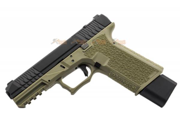JDG Polymer80 Licensed P80 PFS9 ( RMR Cut ) Airsoft GBB Pistol ( FDE ) - Image 4