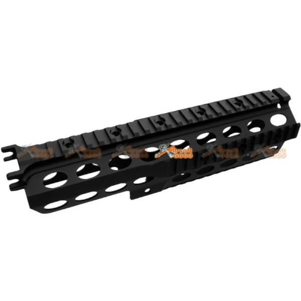 CNC Aluminium Alloy 270mm RAS Handguard for JingGong / Classic Army / Marui G36 G36K G36V SL8 SL9  Airsoft AEG (Black) - Image 3