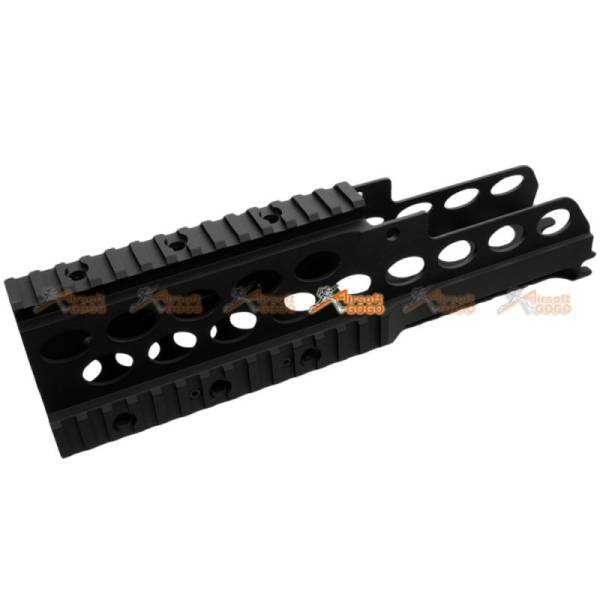 CNC Aluminium Alloy 270mm RAS Handguard for JingGong / Classic Army / Marui G36 G36K G36V SL8 SL9  Airsoft AEG (Black) - Image 2