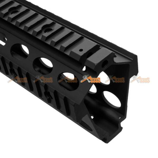 CNC Aluminium Alloy 270mm RAS Handguard for JingGong / Classic Army / Marui G36 G36K G36V SL8 SL9  Airsoft AEG (Black) - Image 4
