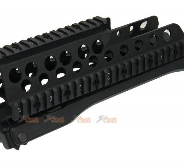 Aluminum Handguard with Bipod for Marui, Classic Army, JingGong(JG) G36K G36KV G36V SL8 AEG