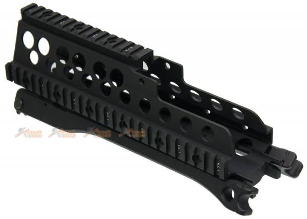 Aluminum Handguard with Bipod for Marui, Classic Army, JingGong(JG) G36K G36KV G36V SL8 AEG - Image 2