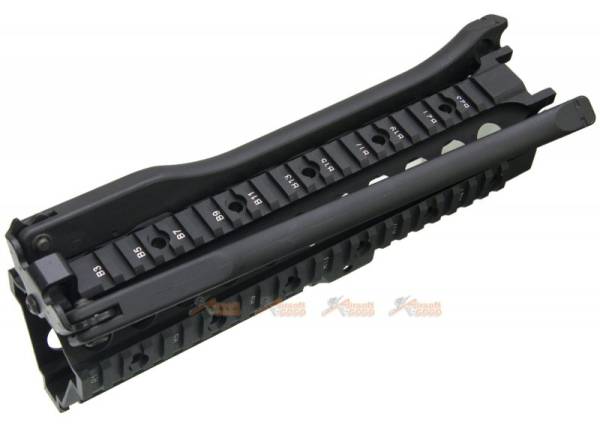 Aluminum Handguard with Bipod for Marui, Classic Army, JingGong(JG) G36K G36KV G36V SL8 AEG - Image 3