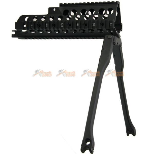 Aluminum Handguard with Bipod for Marui, Classic Army, JingGong(JG) G36K G36KV G36V SL8 AEG - Image 4