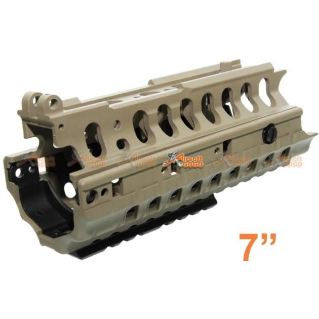 Golden Eagle 7" Handguard with 20mm Rail for JG 6613 (TAN)