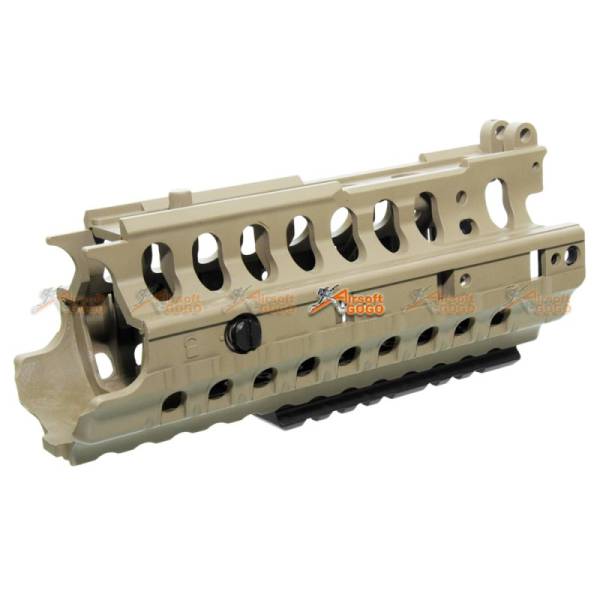 Golden Eagle 7" Handguard with 20mm Rail for JG 6613 (TAN) - Image 5