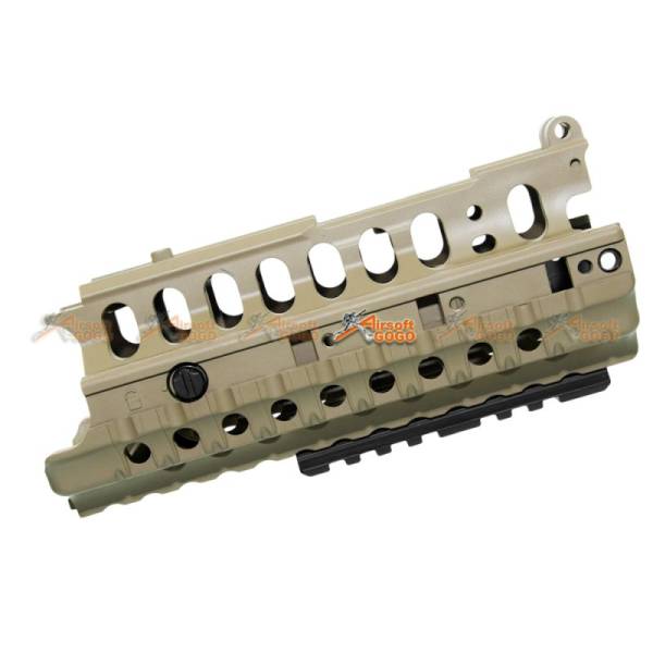 Golden Eagle 7" Handguard with 20mm Rail for JG 6613 (TAN) - Image 3