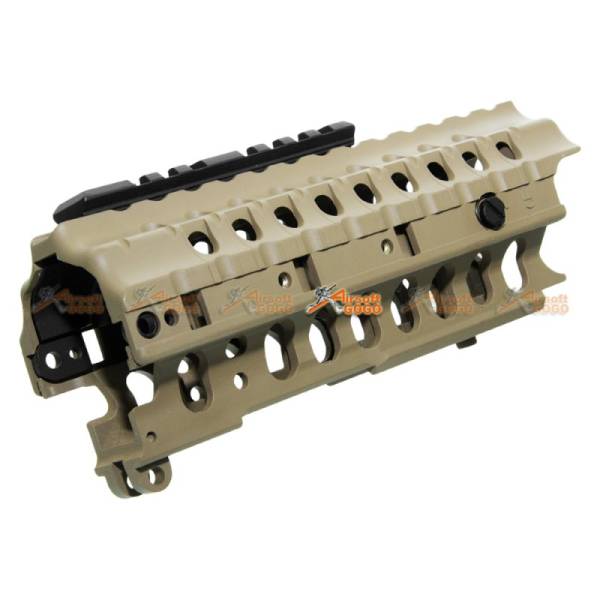 Golden Eagle 7" Handguard with 20mm Rail for JG 6613 (TAN) - Image 6