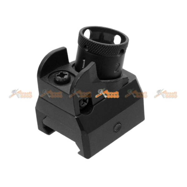 Golden Eagle Metal 416 Combat Rear Sight Airsoft AEG - Image 2
