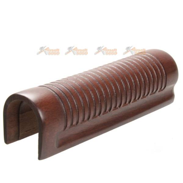 Golden Eagle M870 Gas Pump Action Shotgun Real wood Handguard - Image 4