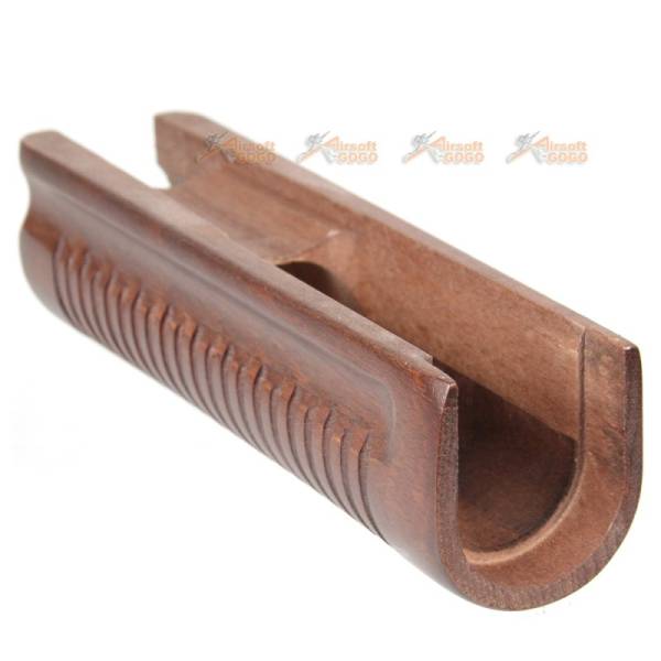 Golden Eagle M870 Gas Pump Action Shotgun Real wood Handguard - Image 2
