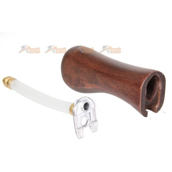 Golden Eagle M870 Gas Pump Action Shotgun Real wood Grip - Image 2