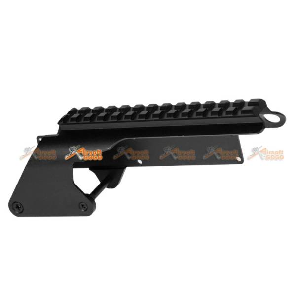 Golden Eagle M870 Gas Pump Action Shotgun Top Rail Mount (Black) - Image 2