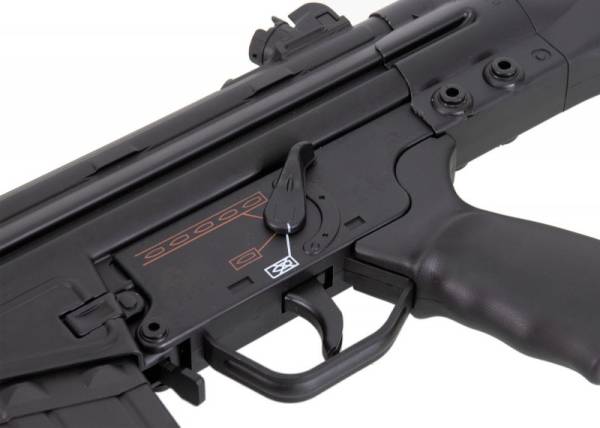 JG Tokyo Marui Clone T3 SAS-G Shorty RIS Airsoft AEG Rifle w/ Full Stock - Image 6