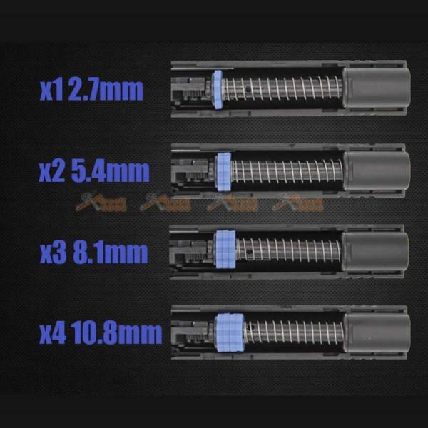 JLP Recoil Buffer for Tokyo Marui/ AW/ WE/ M1911 Hi-Capa GBB (Blue) - Image 3