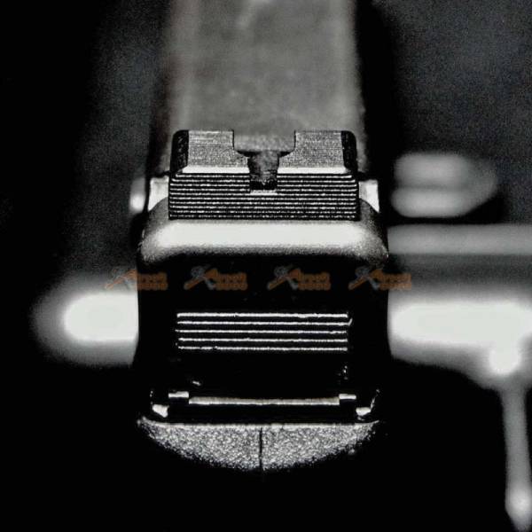 JLP Competition Rear Sight for Tokyo Marui, AW, WE G17/ G18C/ G19/ G22/ G26/ G34 GBB (Black) - Image 2