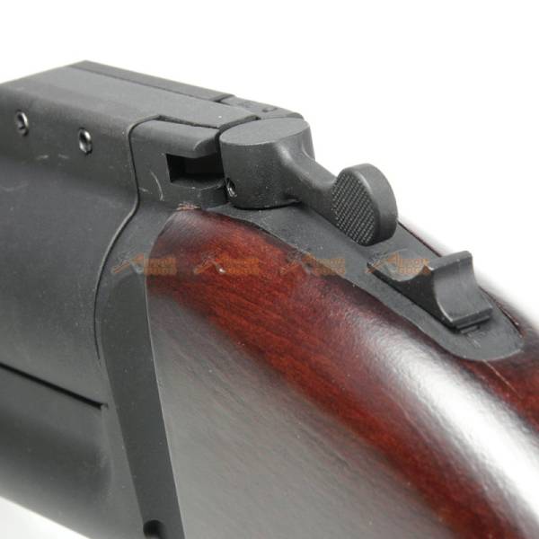 King Arms Full Metal M79 Airsoft Grenade Launcher (Type: Sawed Off / Real Wood) - Image 3