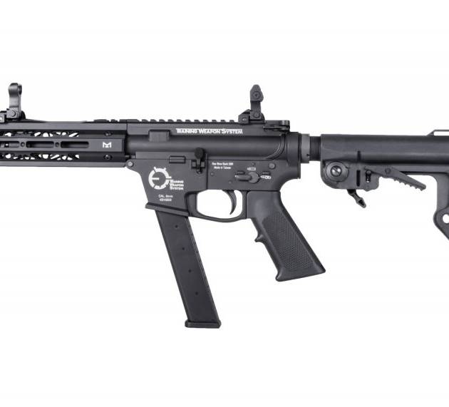 King Arms TWS 9mm SBR GBB Rifle (Black)
