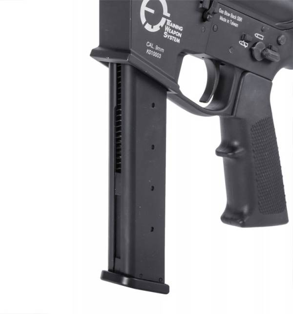 King Arms TWS 9mm SBR GBB Rifle (Black) - Image 3