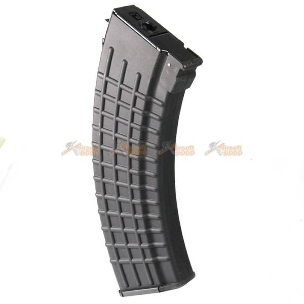 600rds Hi-Capa Waffle Type Magazines for Marui and King Arms AK Series Airsoft AEG (5pcs Pack, Black) - Image 2