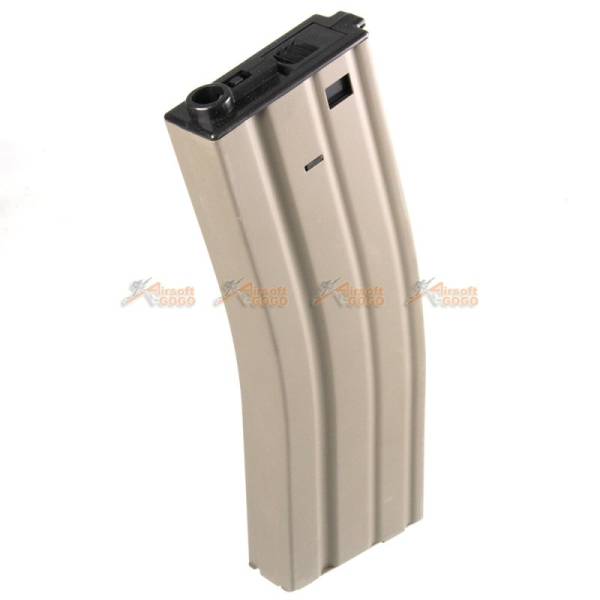 450rds Hi-Capa Magazines for Marui & King Arms M4 Series Airsoft AEG (5pcs Pack, DE) - Image 2