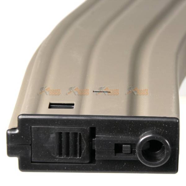 450rds Hi-Capa Magazines for Marui & King Arms M4 Series Airsoft AEG (5pcs Pack, DE) - Image 4