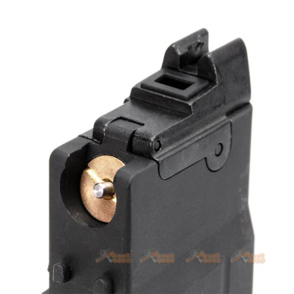 15rds CO2 Metal Magazine for King Arms M1A1 Airsoft GBBR (Black) - Image 4