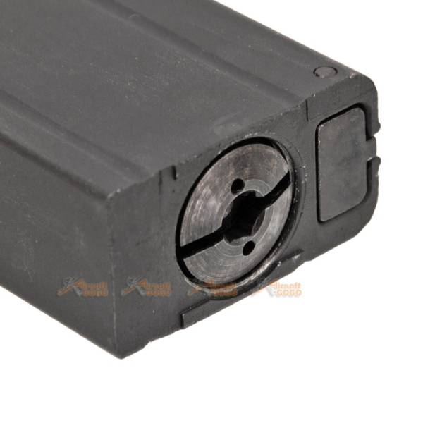 15rds CO2 Metal Magazine for King Arms M1A1 Airsoft GBBR (Black) - Image 5